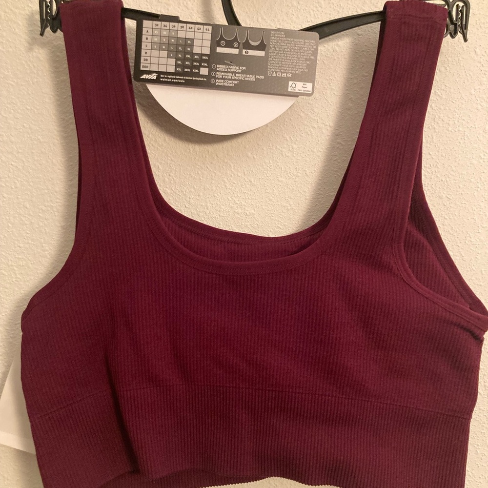 Avia Low Support Scoop Neck Sports Bra, XXL - Picture 6 of 6